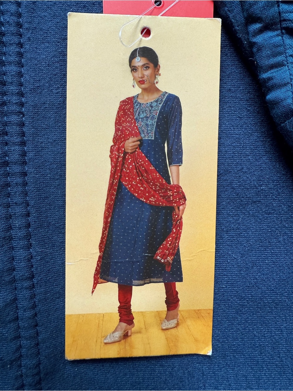 Desi Kurta, pants and scarf